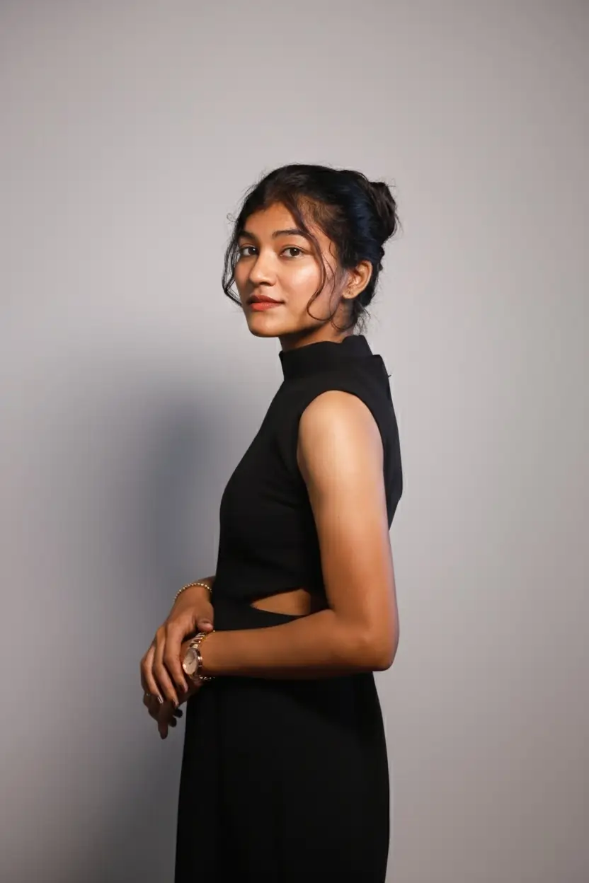 Zairona black jumpsuit outfit for women, suitable for parties, dinners, or office wear.